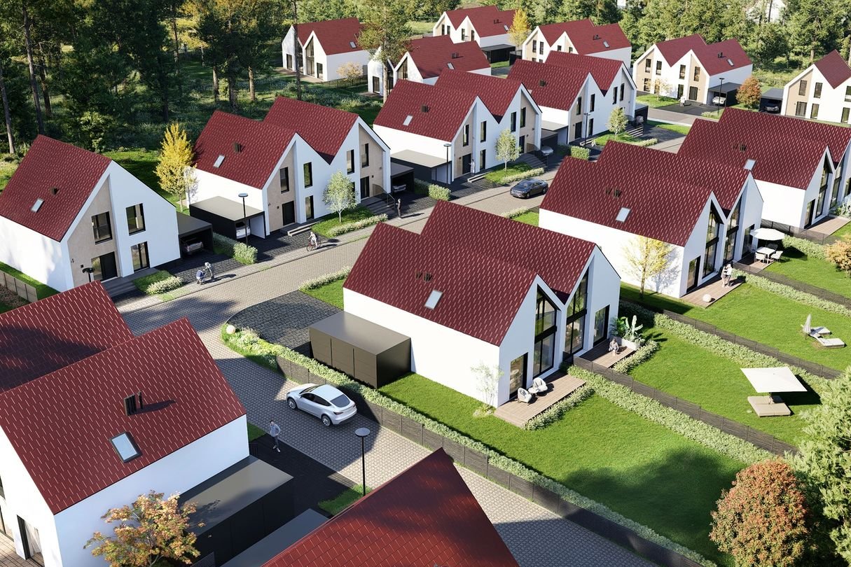 REZERWACJA- Dom jednorodzinny w zabudowie bliźniaczej 9/1