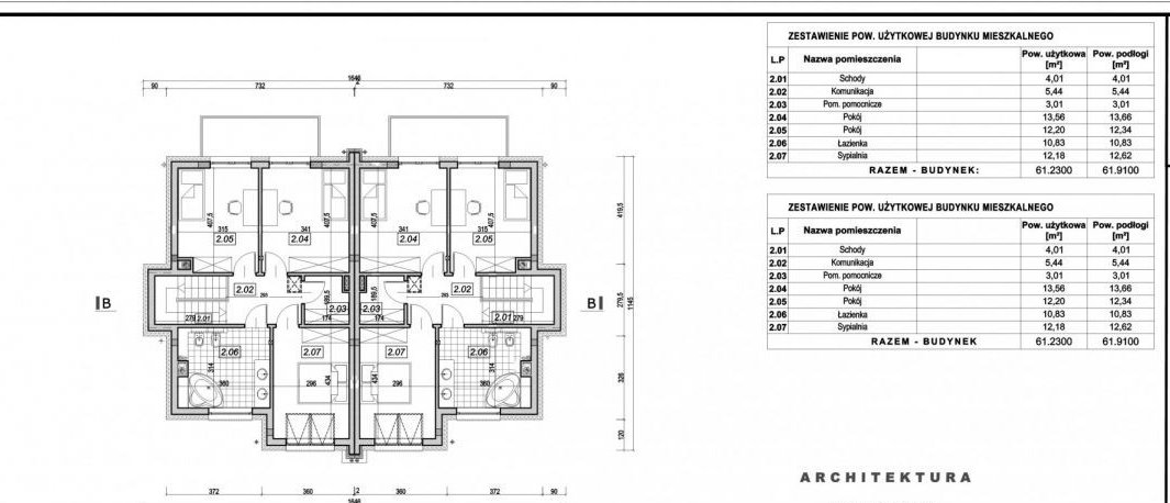 10 min pieszo od Dębowca | 2x garaż = 30 m2 |