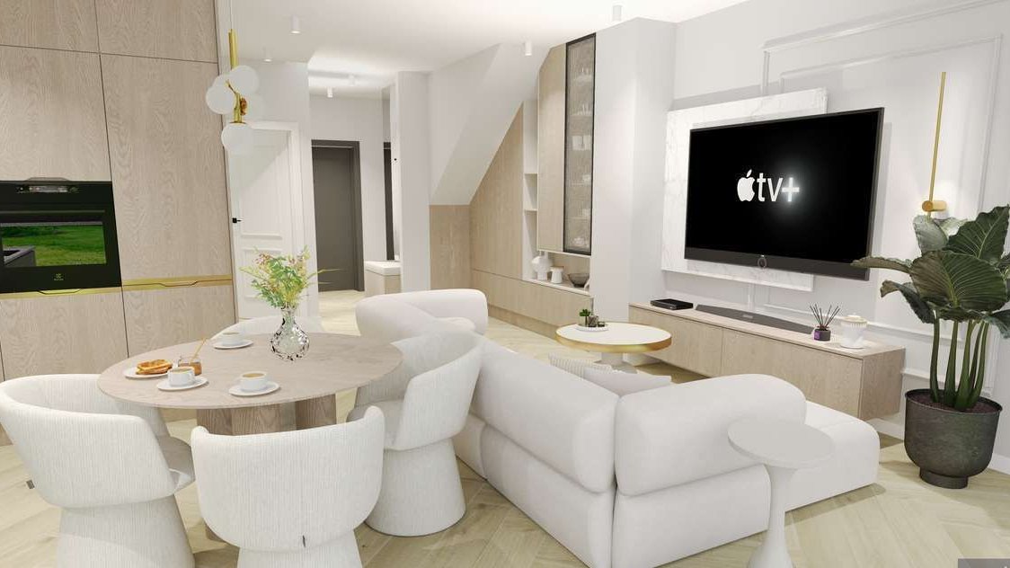 Nowoczesny bliźniak z ogródkiem, projektem, gładźą, farbą, Gratis 23m2