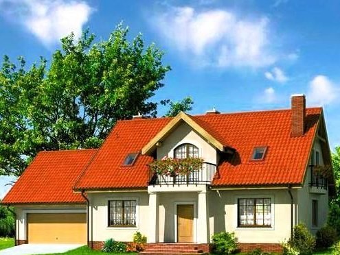 Dom do wprowadzenia w otulinie zieleni.