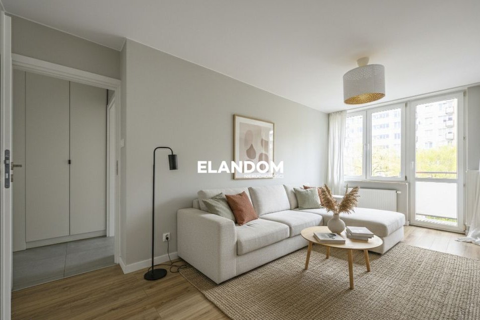 Saska Kępa, 54 m², 3 pokoje, balkon, po remoncie