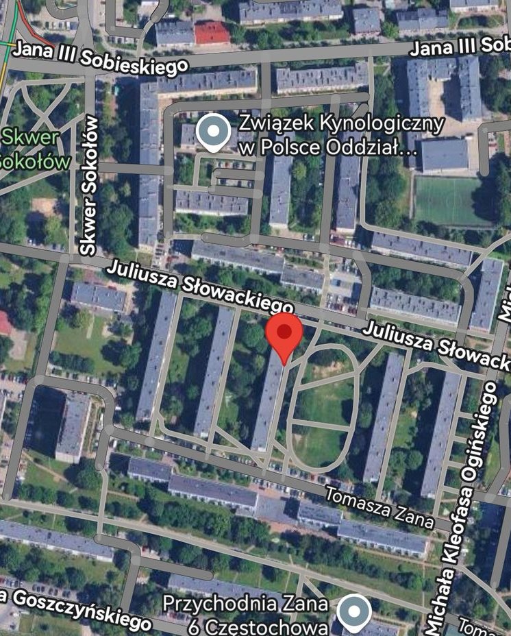 Rezerwacja Dwupokojowe mieszkanie z balkonem w Częstochowie