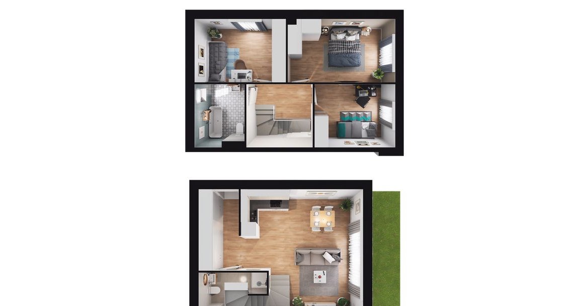 4-pokojowy dom 81m2 + ogródek Bezpośrednio