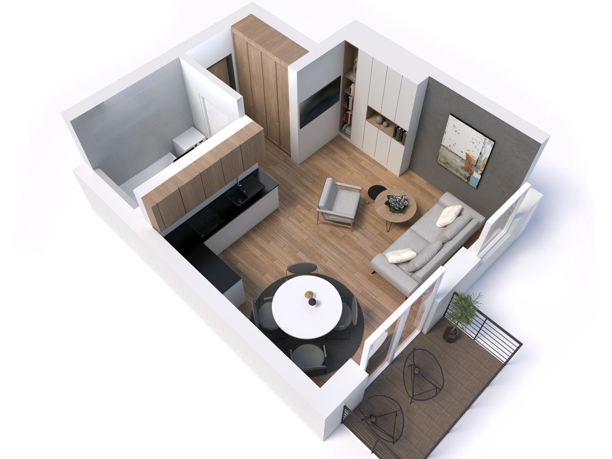 Centrum_MAŁE_idealne dla singla lub pary!