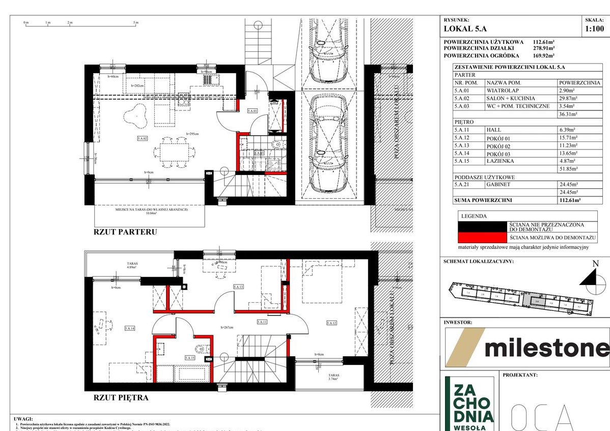 5-pokojowy dom 112m2 + ogródek Bez Prowizji