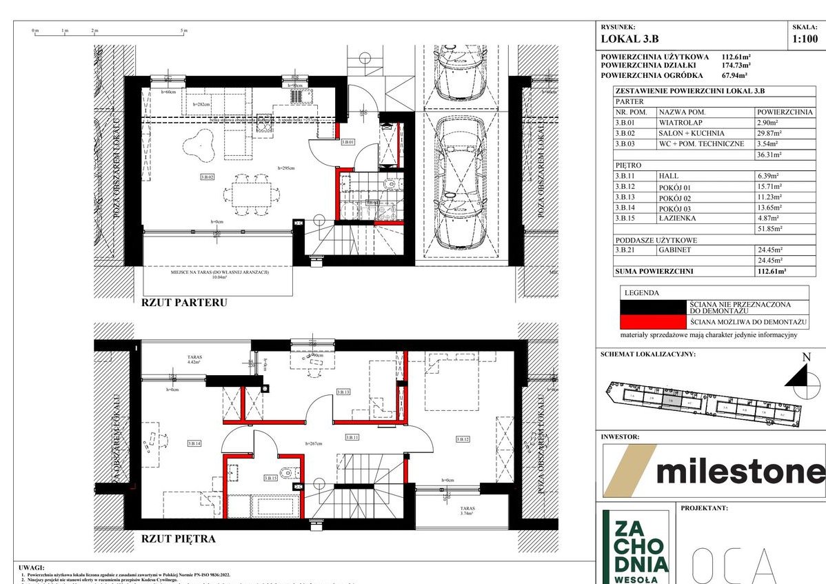5-pokojowy dom 112m2 + ogródek Bezpośrednio