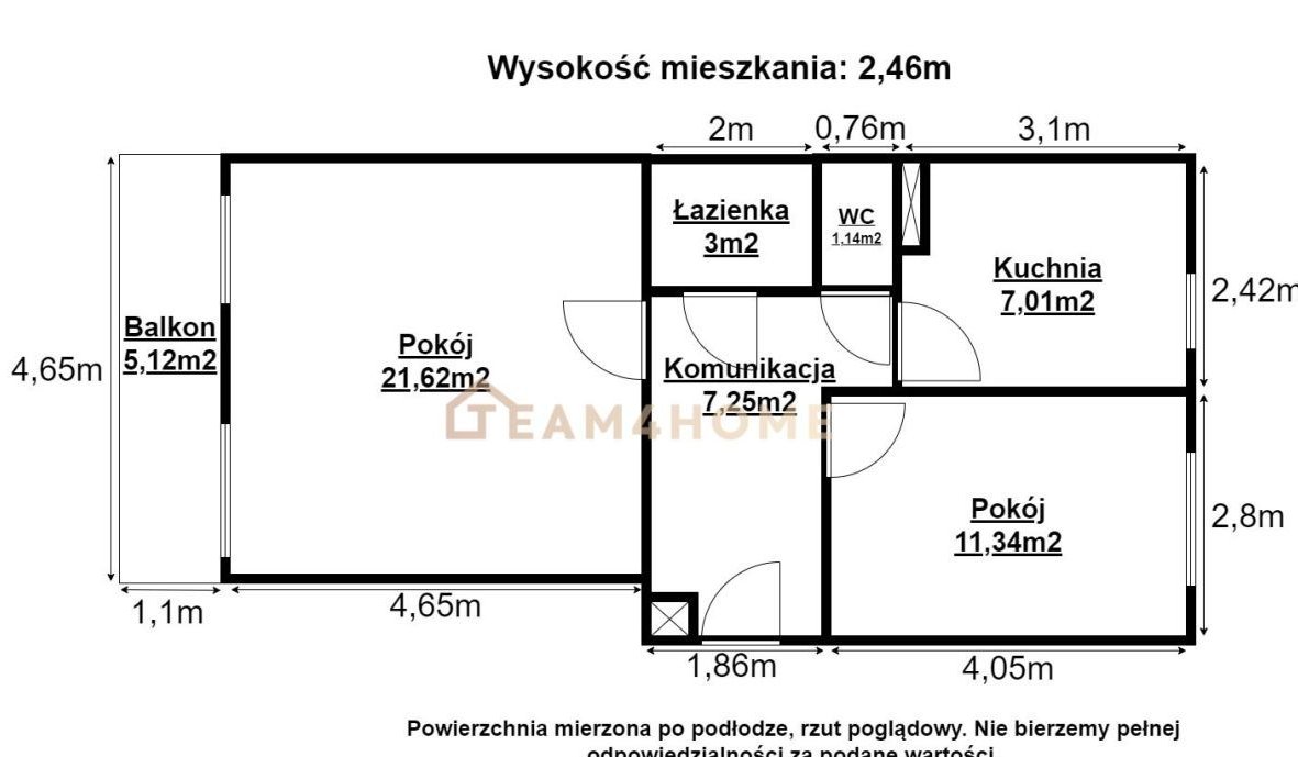 M2 z widokiem na góry. Kiepury, Zabobrze