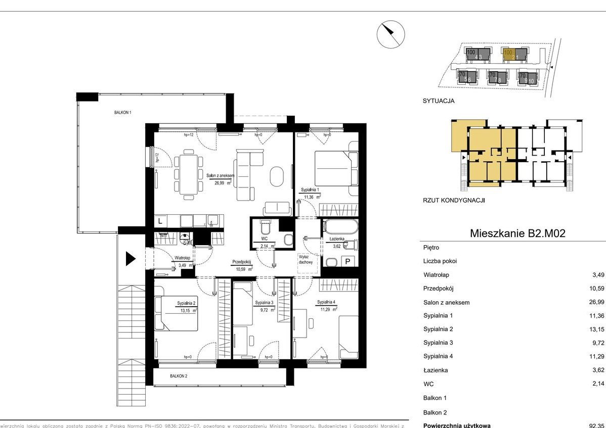 5-pokojowe mieszkanie 92m2 Bez Pośredników