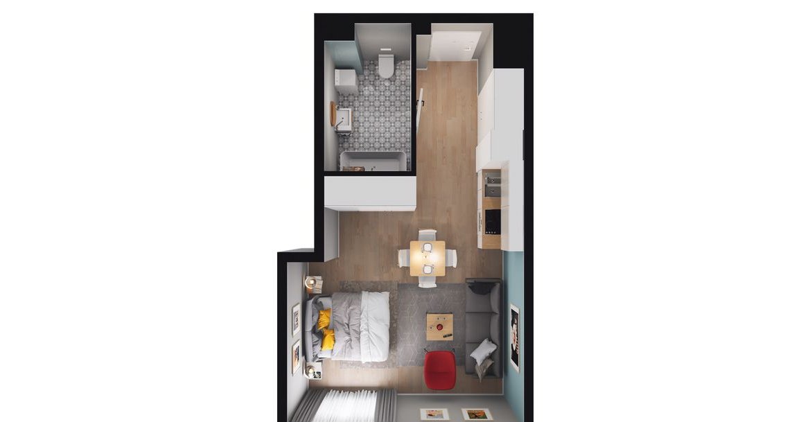 1-pokojowe mieszkanie 32m2 Bez Prowizji
