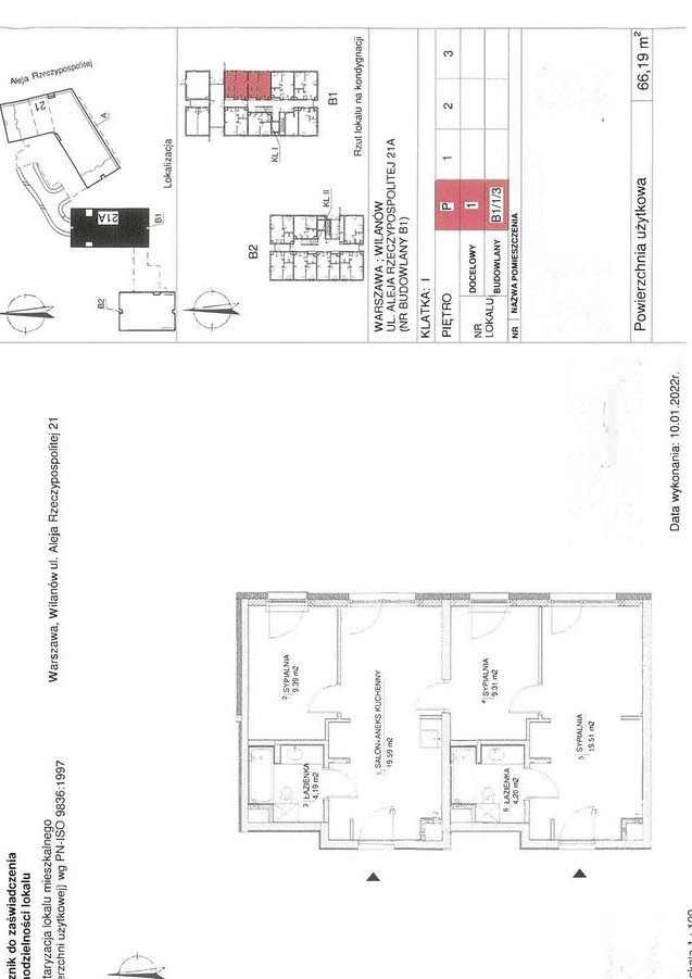 4-pokojowe mieszkanie 66m2 Bez Prowizji