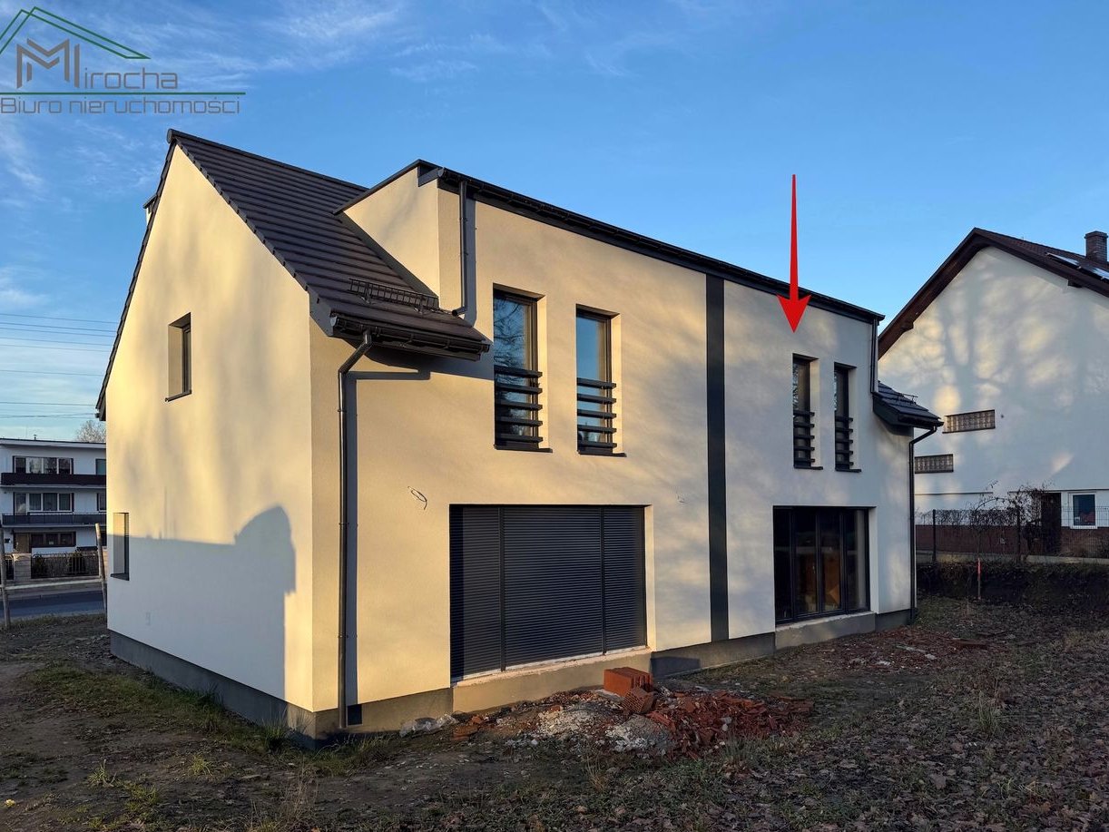 Bliźniak 104 m², stan surowy zamknięty, działka 358 m²