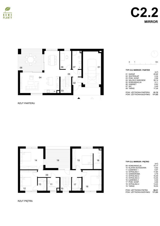 Nowe Planty | 4-pok. dom z dużym ogrodem E-01