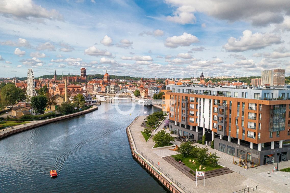 Apartament z widokiem na rzekę Motława