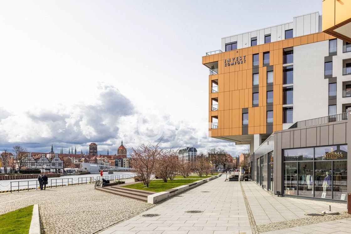 Apartament z widokiem na rzekę Motława