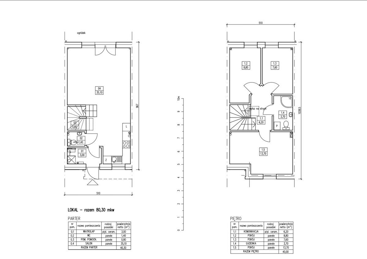 Dom 4-pokojowy 80,3 m2, numer E1