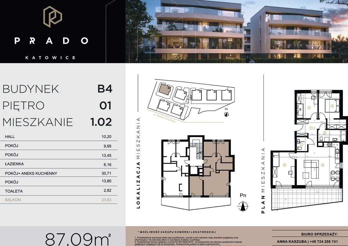 Prado Katowice | mieszkanie 4-pok. | B4_1_02