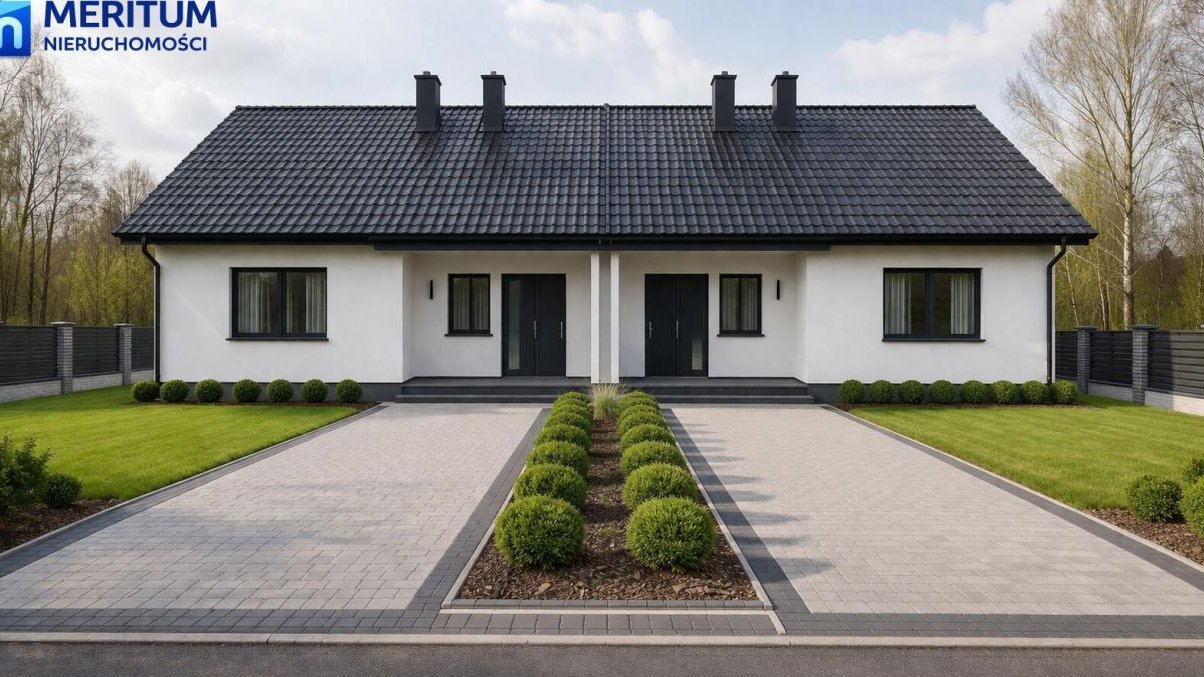 Nowy Dom, 1/2 Bliźniaka ok. 131m2.Duuża Działka