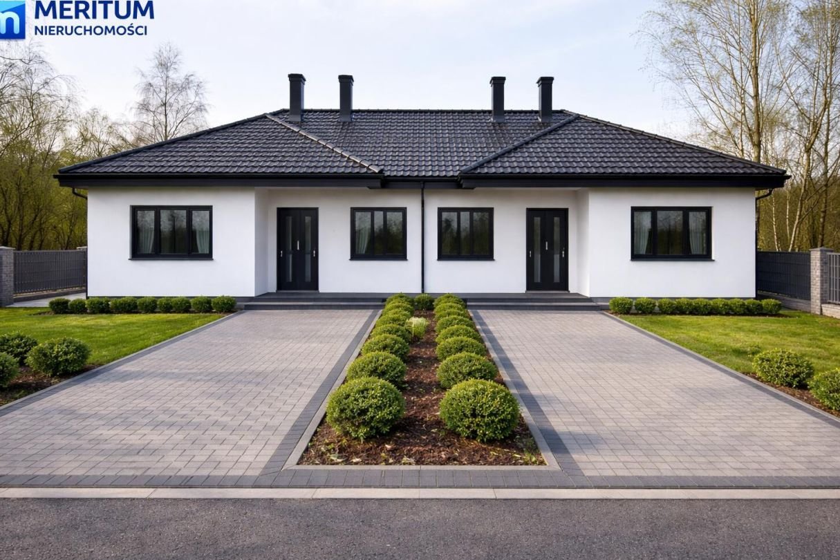 Nowy Dom, 1/2 Bliźniaka ok. 131m2.Duuża Działka