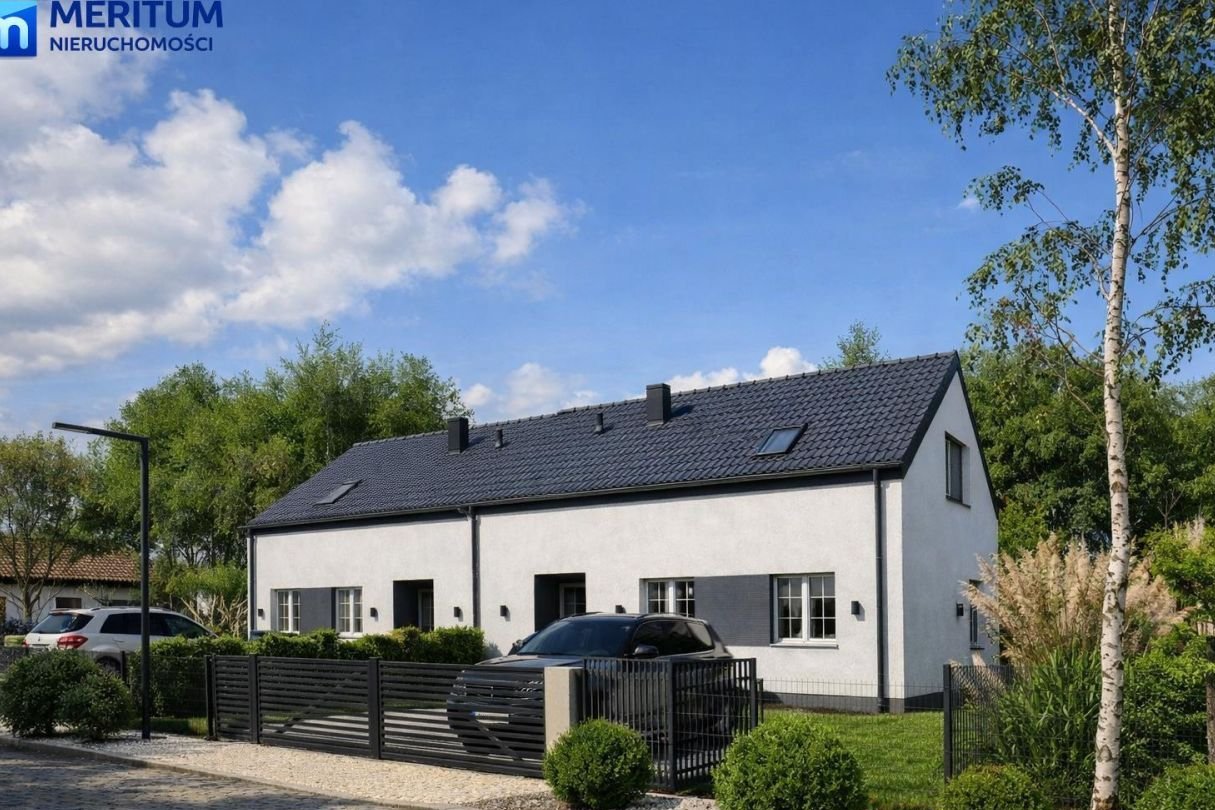 Nowy Dom, 1/2 Bliźniaka ok. 131m2.Duuża Działka