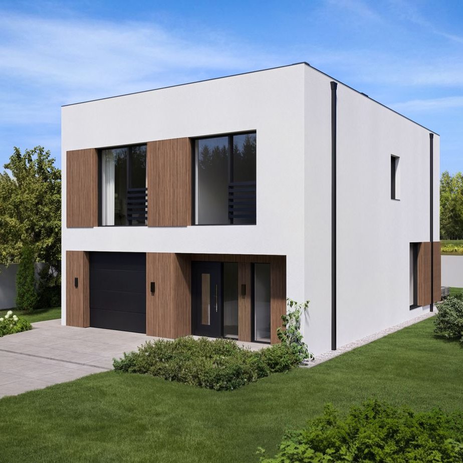 Nowoczesny piętrowy dom 150 m2 z ogrodem w dzielnicy Czułów Tychy