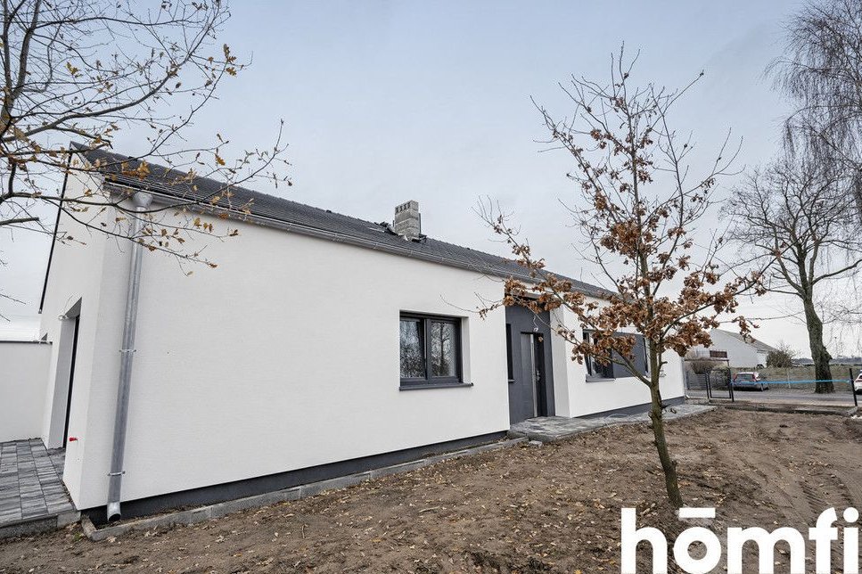 Parterowy dom w zabudowie bliźniaczej