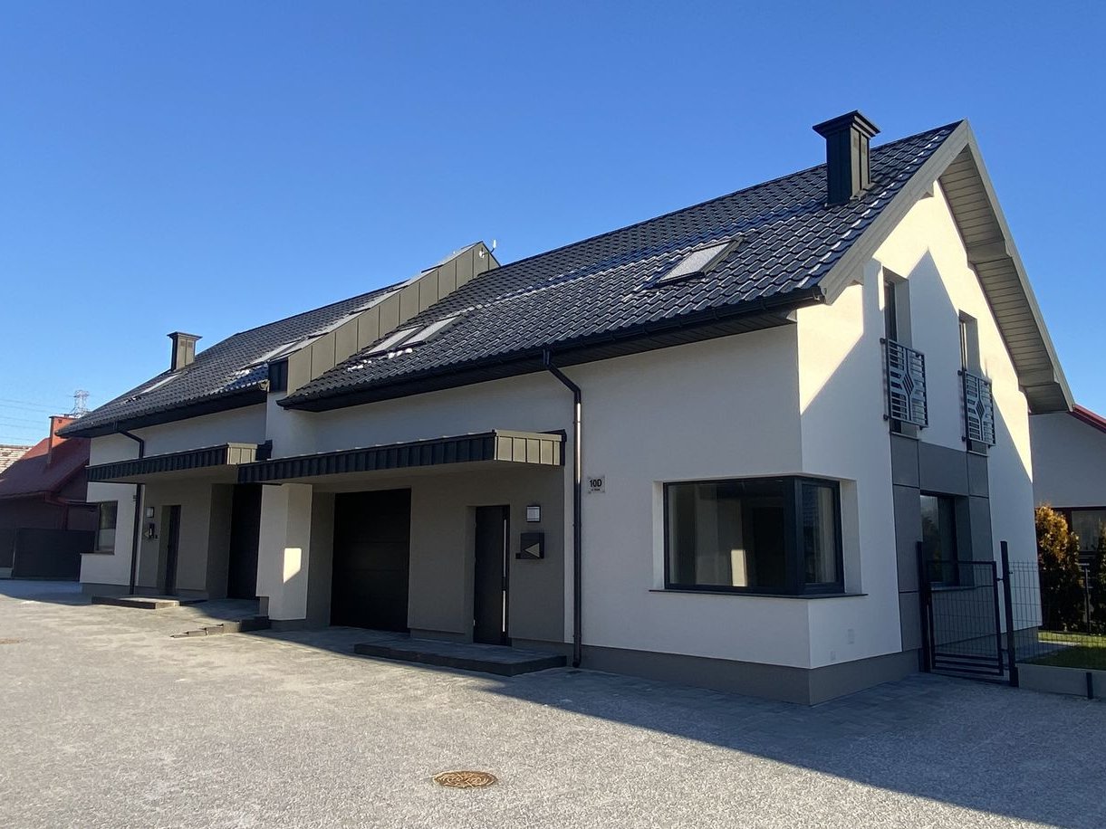 GOTOWE DO ZAMIESZKANIA domy 132 m2 bliźniacze i wolnostojącej.