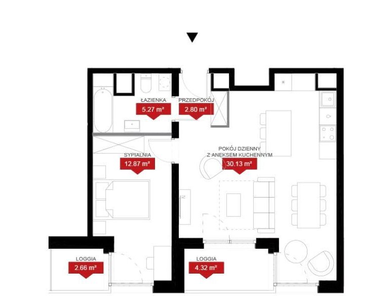 W sąsiedztwie Bulwarów Odry | Dwustronne | Balkon
