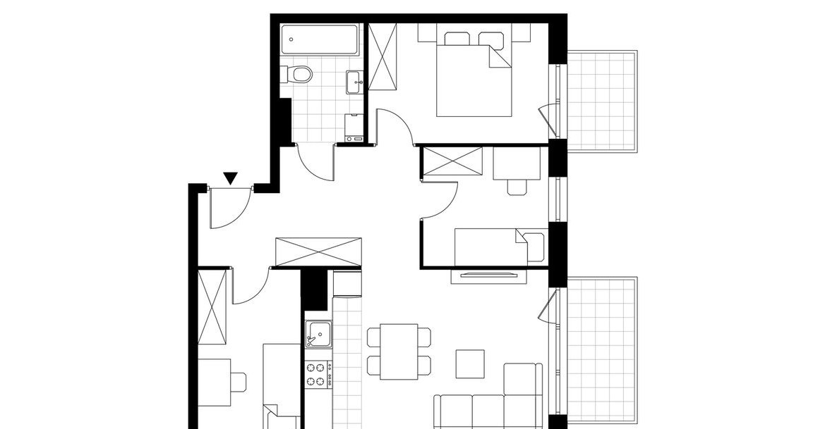 4-pokojowe mieszkanie 56m2 Bez Prowizji