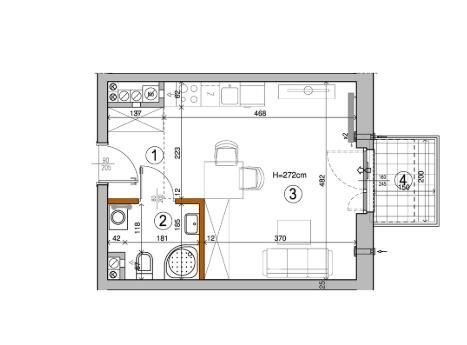 kawalerka 25 m2 Rembertów od dewelopera Gotowe Pro