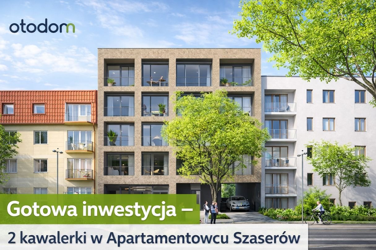 2 kawalerki | Apartamentowiec Szaserów | Nowe budownictwo