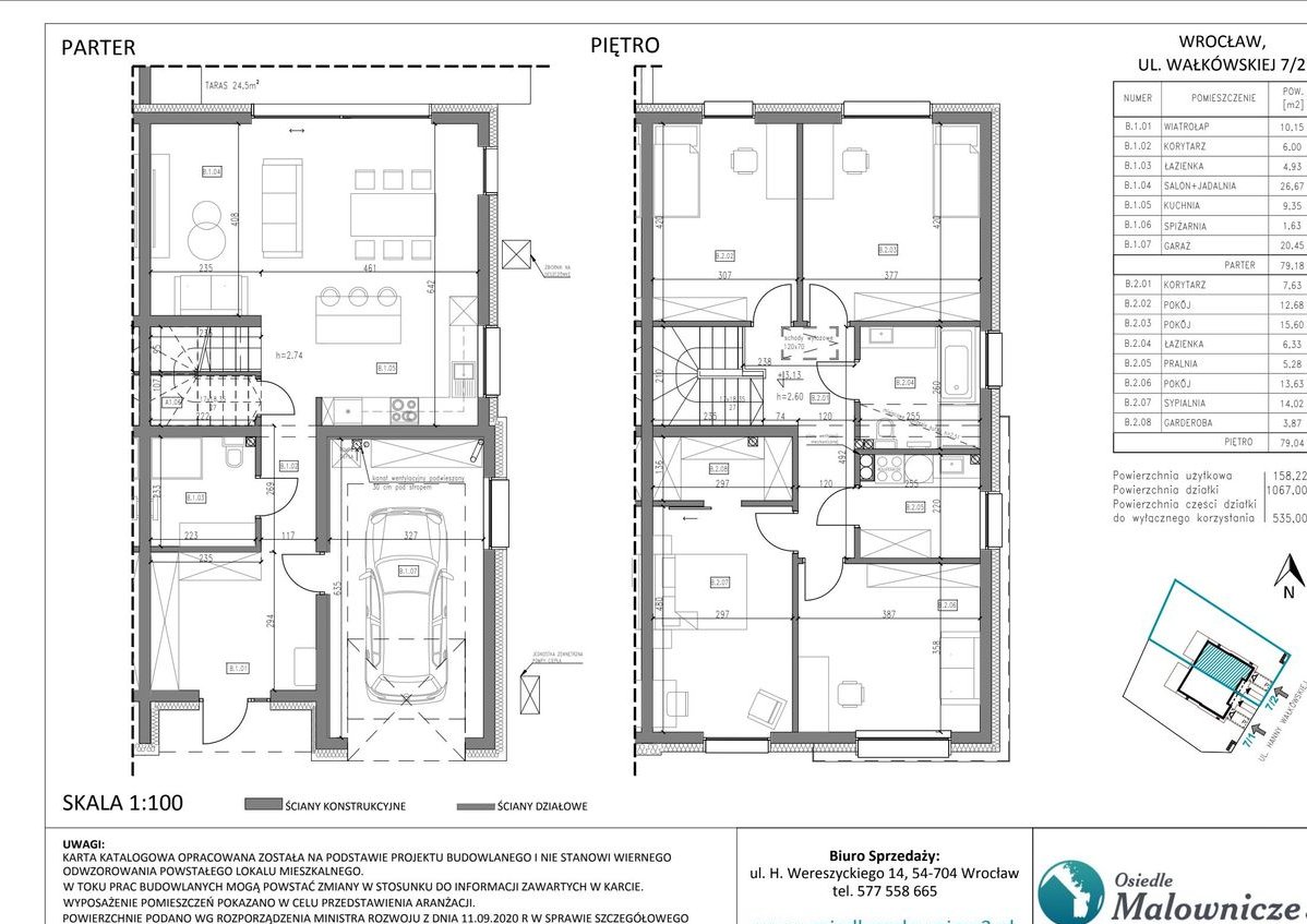 5-pokojowy dom 158m2 + taras Bezpośrednio