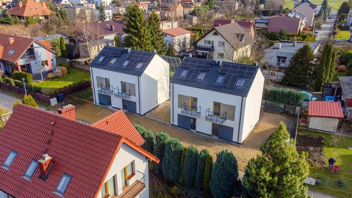 Nowoczesny bliźniak Czułów Stan deweloperski