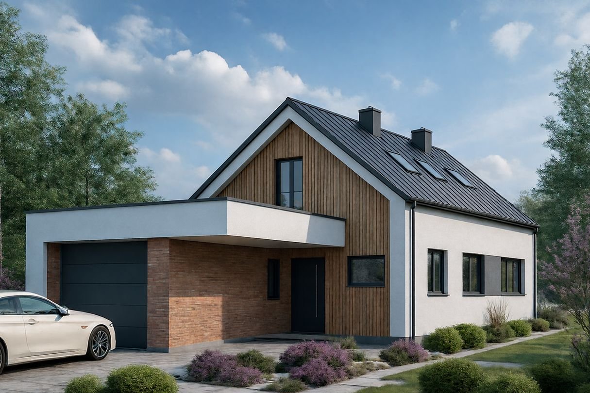 Dom jednorodzinny - nowoczesna stodoła w Wiązownie! ul. DUCHNOWSKA