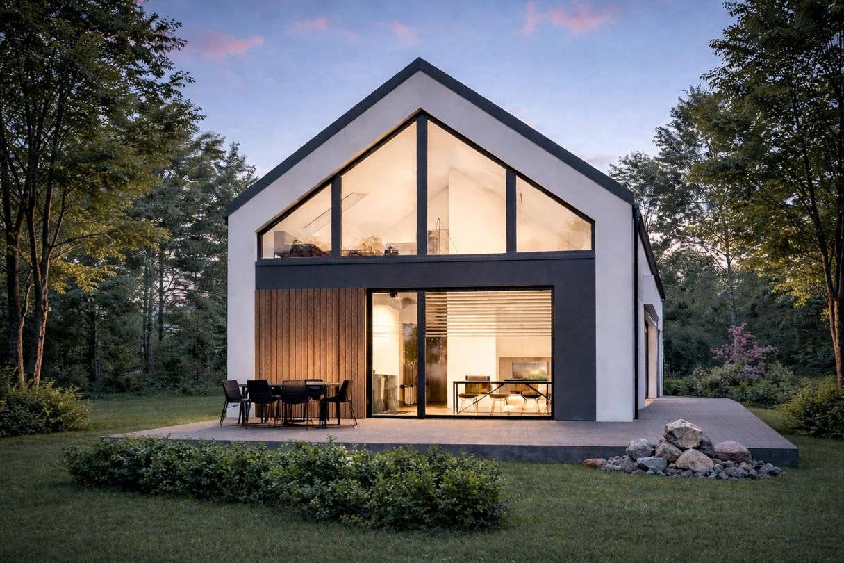 Dom jednorodzinny - nowoczesna stodoła w Wiązownie! ul. DUCHNOWSKA