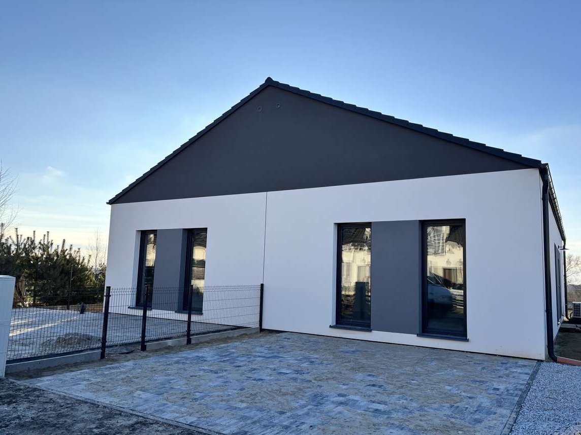 BLIŹNIAK, DOM, 84m2 , PARTEROWY~~ Pompa ciepła ~~