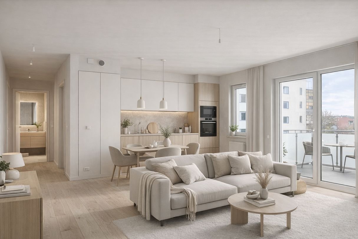 3-pokoje w centrum ✓ Osiedle Zamknięte ✓ Duży Balkon Garderoba ✓ Garaż