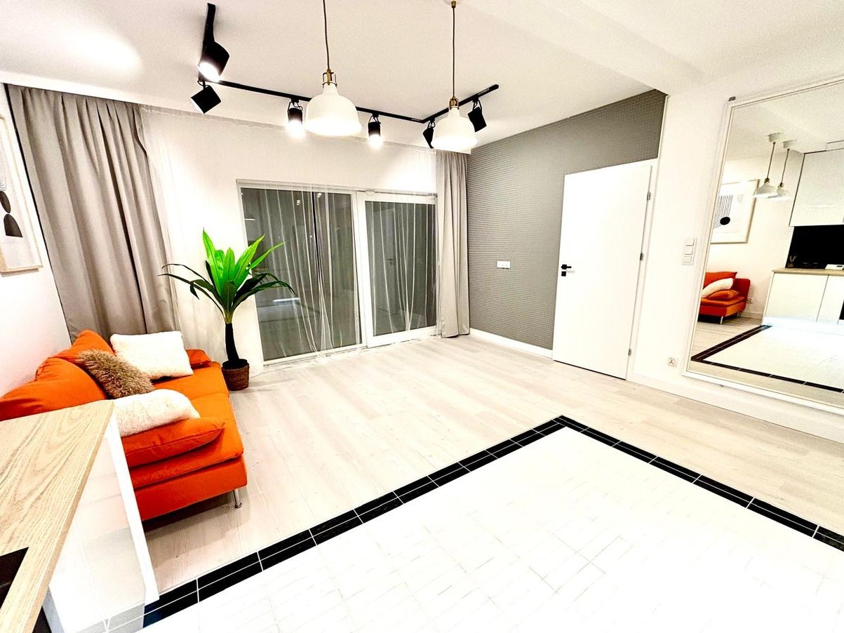 Nowoczesne urządzone mieszkanie pod klucz z ogrodem