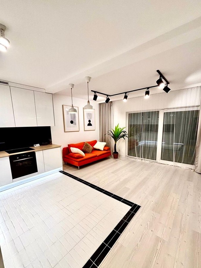 Nowoczesne urządzone mieszkanie pod klucz z ogrodem