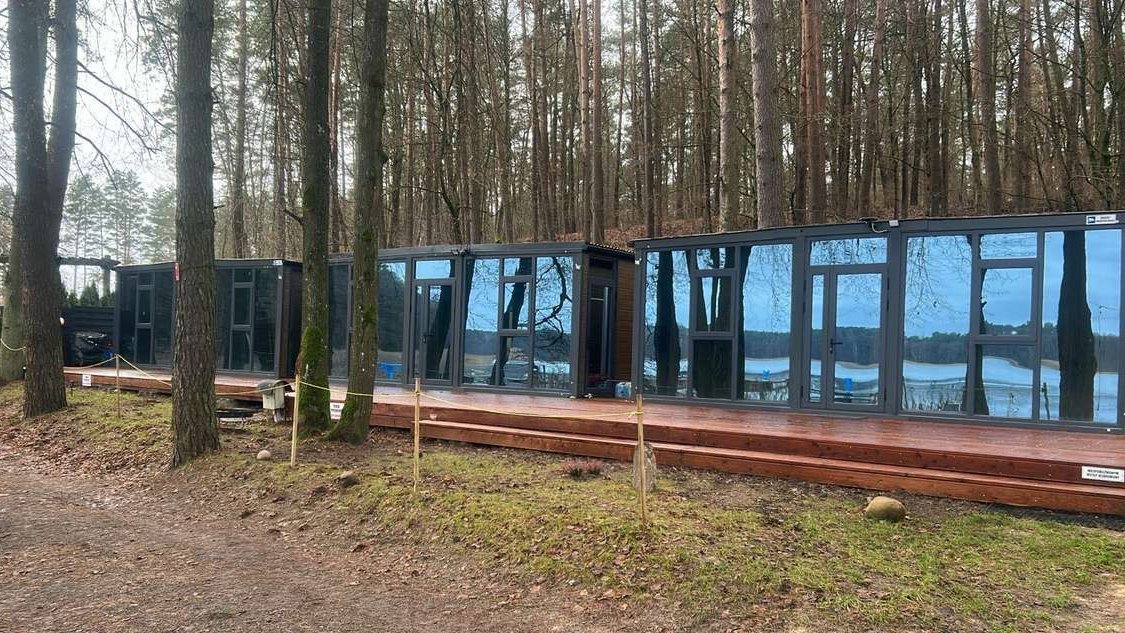 Nowoczesny domek letniskowy w spokojnej okolicy