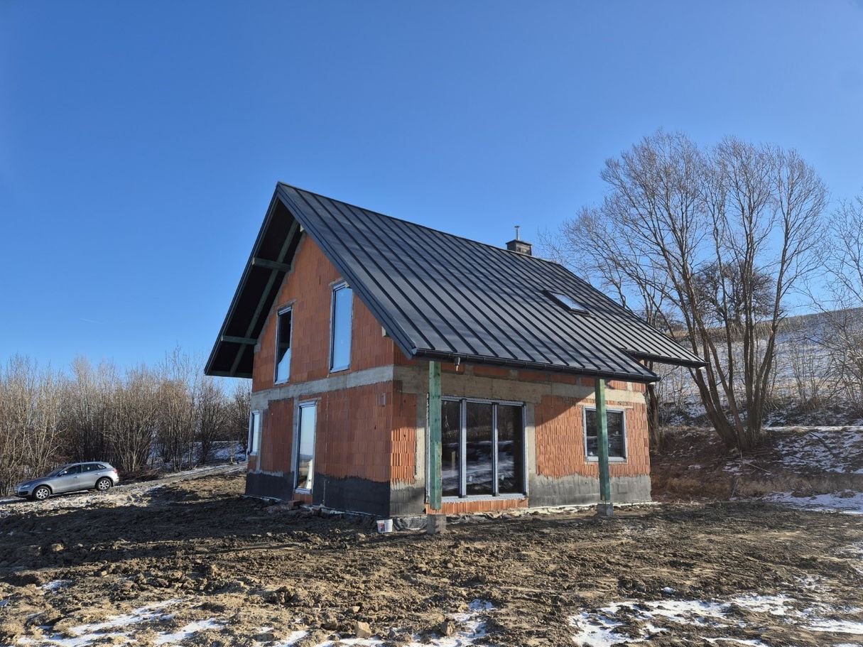 Dom SSZ 155 m², Skrzydlna 8,24 a, panorama Beskidu Wyspowego, PKP