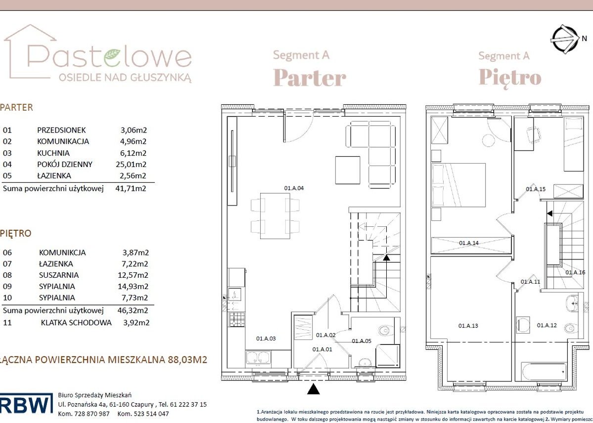 Nad rzeczką i przy terenie zielonym. Szeregowce z ogródkami i MP