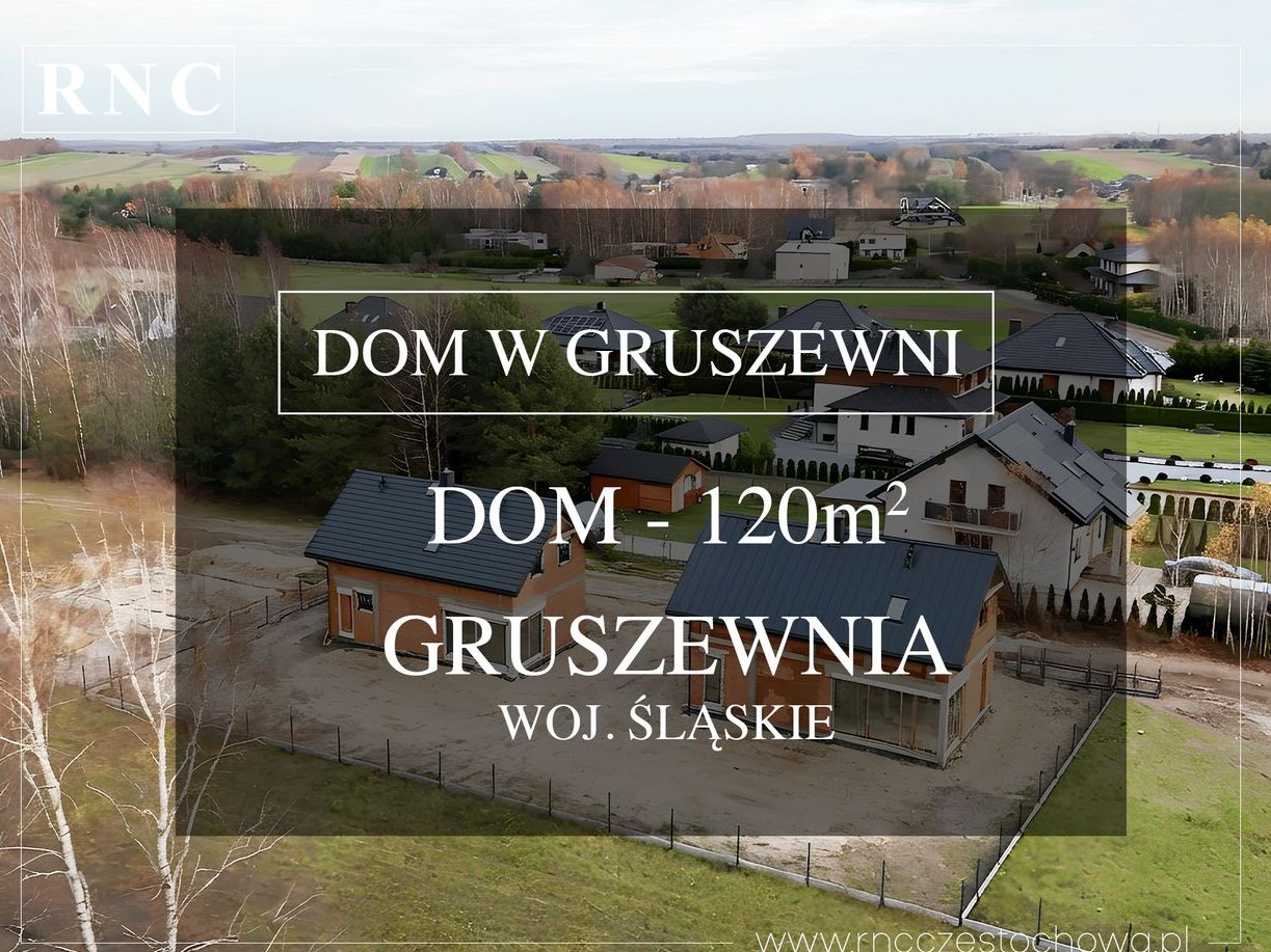 Nowoczesny dom wolnostojący |Stan deweloperski | Gruszewnia
