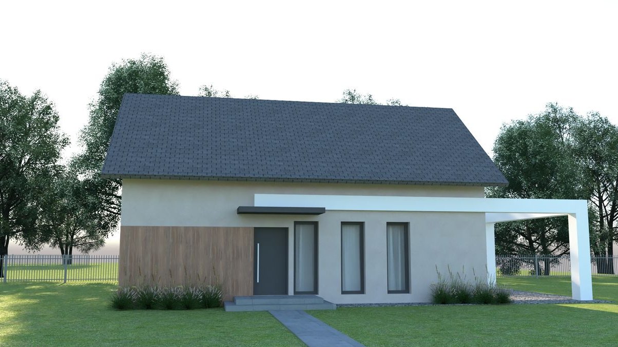 Nowoczesny dom wolnostojący |Stan deweloperski | Gruszewnia