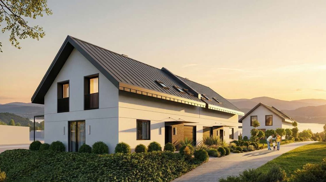 Dom dla rodziny, z widokiem na góry, blisko jeziora żywieckiego. Nowy!