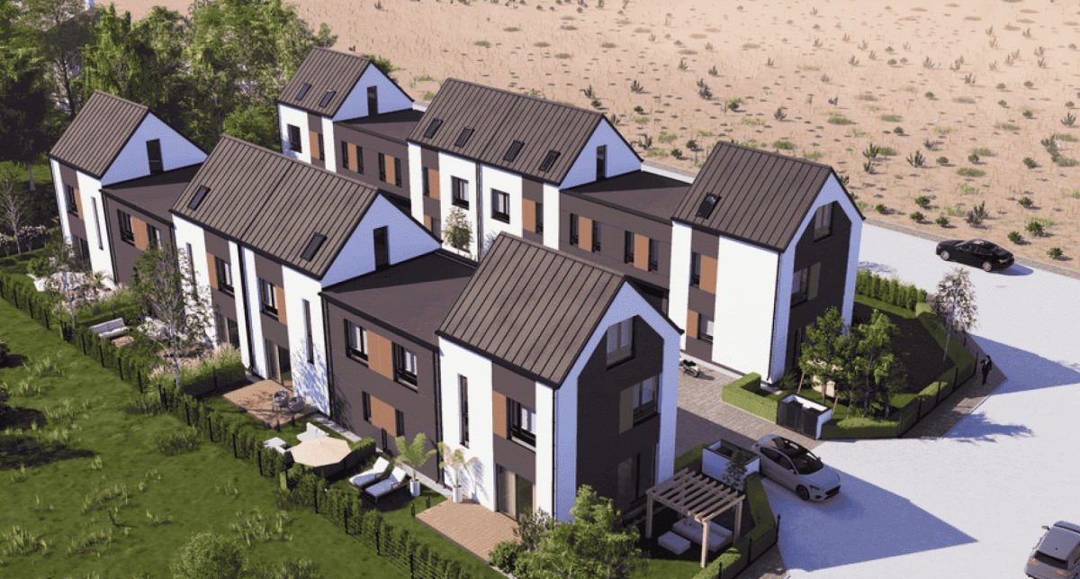 Nowoczesny dom do zamieszaniania już latem