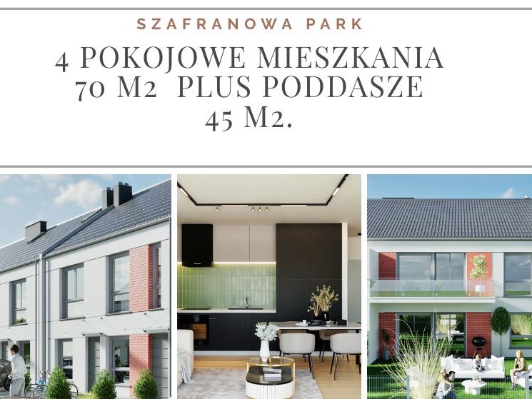 Mieszkanie 4-pok. z DUŻYM BALKONEM i poddaszem 45 mkw