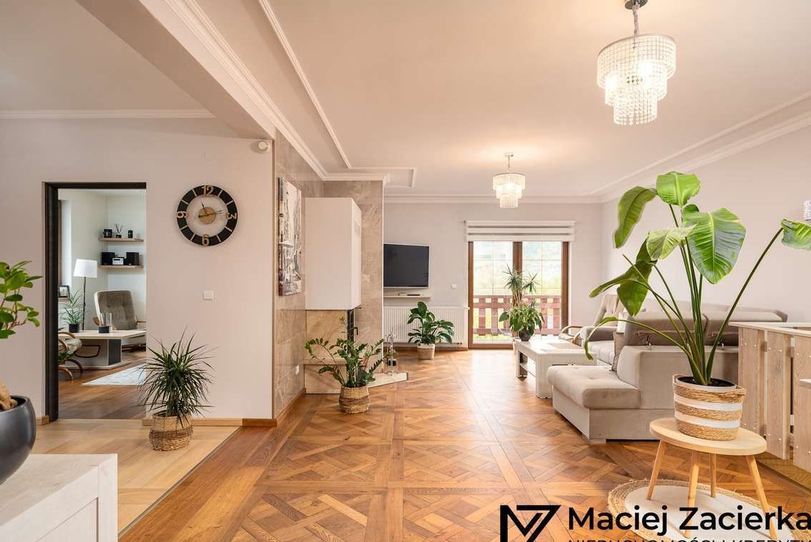 Beskidy, Brenna | dom dwurodzinny z panoramą gór