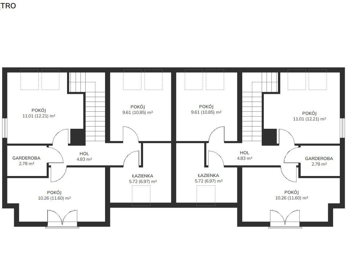 Nowoczesny dom | W zabudowie bliźniaczej