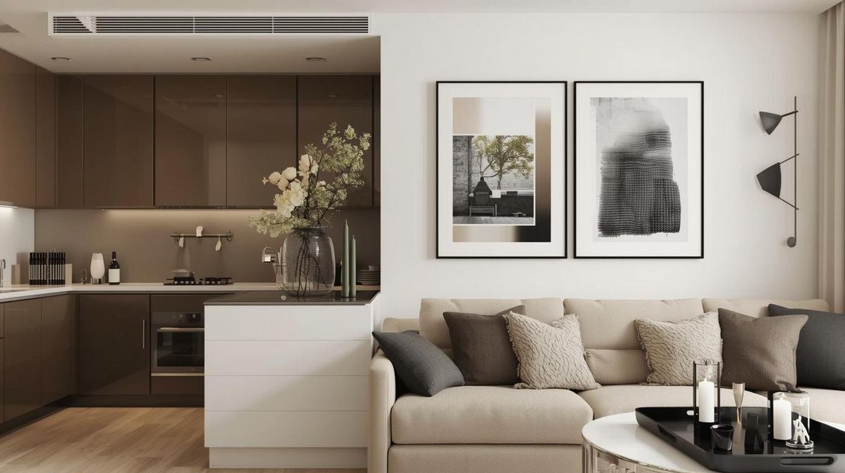 Kawalerka z wydzieloną sypialnią w apartamentowcu przy metrze ONZ.