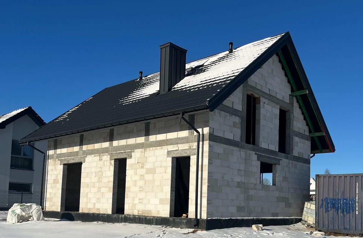 * Dom – klasyczna bryła – Nowe Aleksandrowo – stan surowy zamknięty*